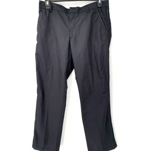 J.Lindeberg Golf Pants Men 36/32 Black Regular Fit Technical Ankle Zip Trousers